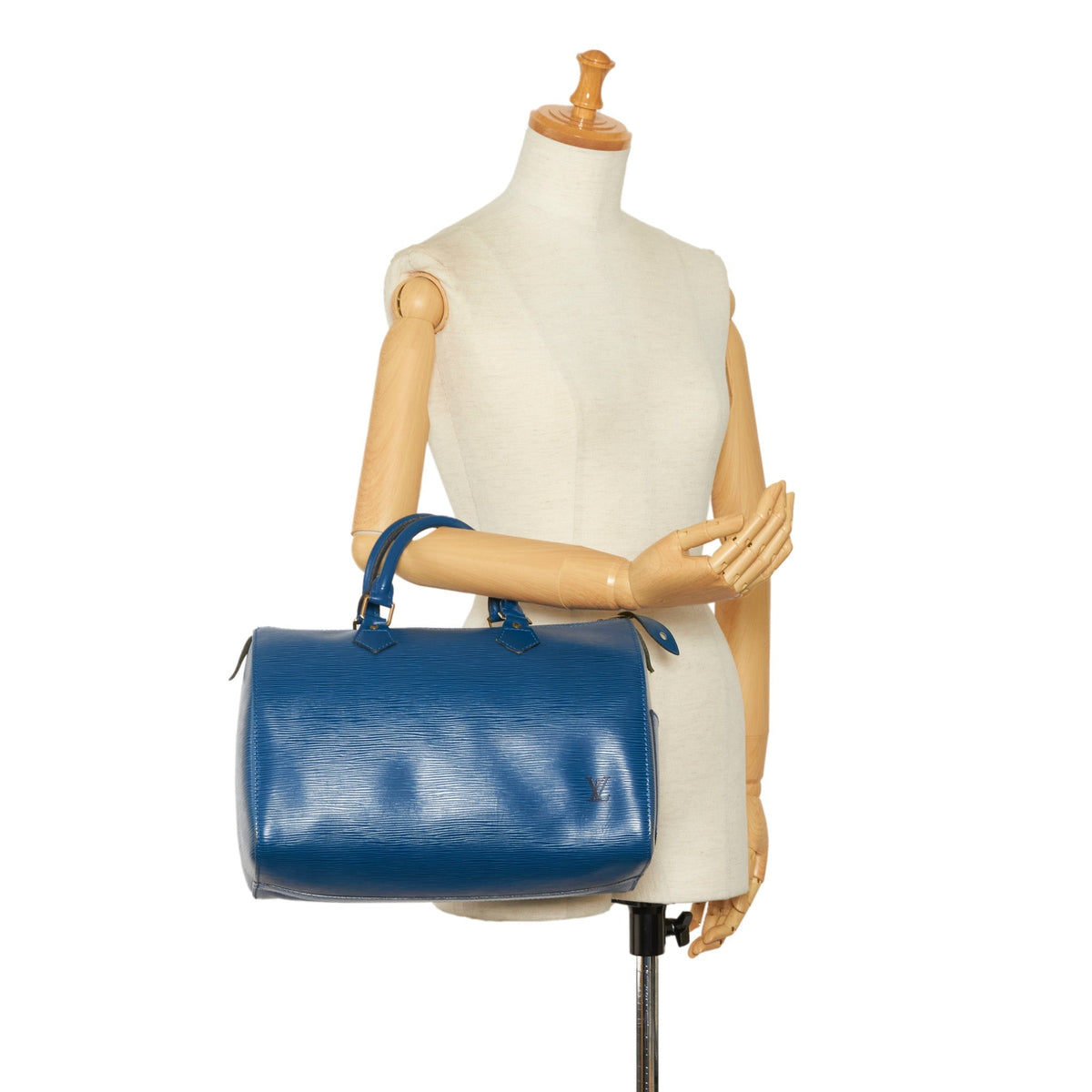 Louis Vuitton Speedy 30 Blue Epi