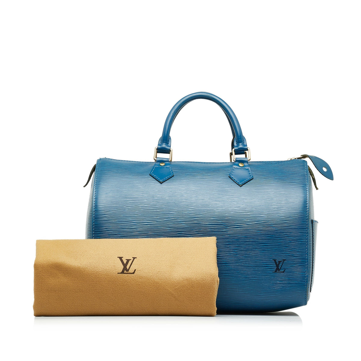 Louis Vuitton Speedy 30 Blue Epi