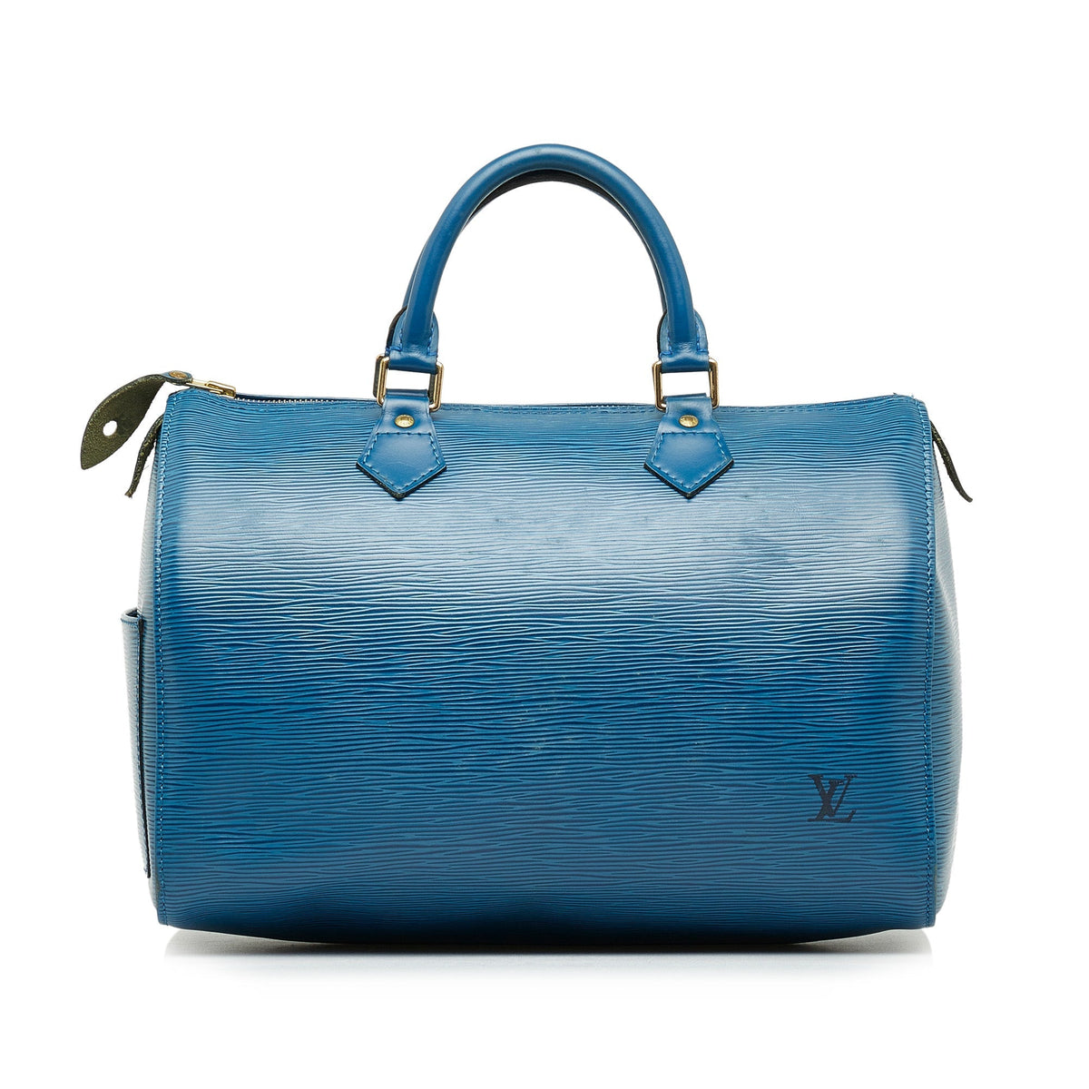 Louis Vuitton Speedy 30 Blue Epi