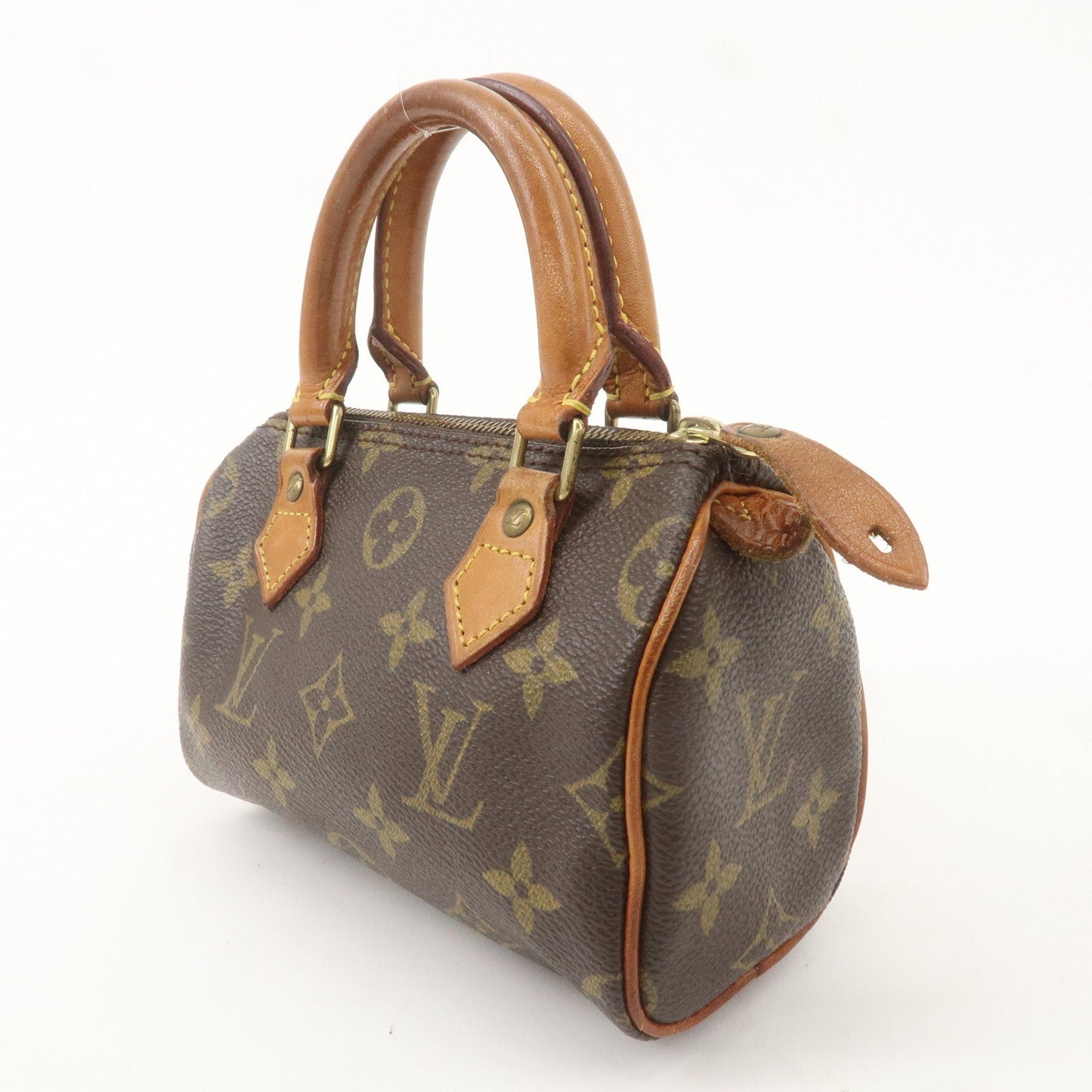 Louis Vuitton Monogram Mini Speedy Boston Bag Brown M41534