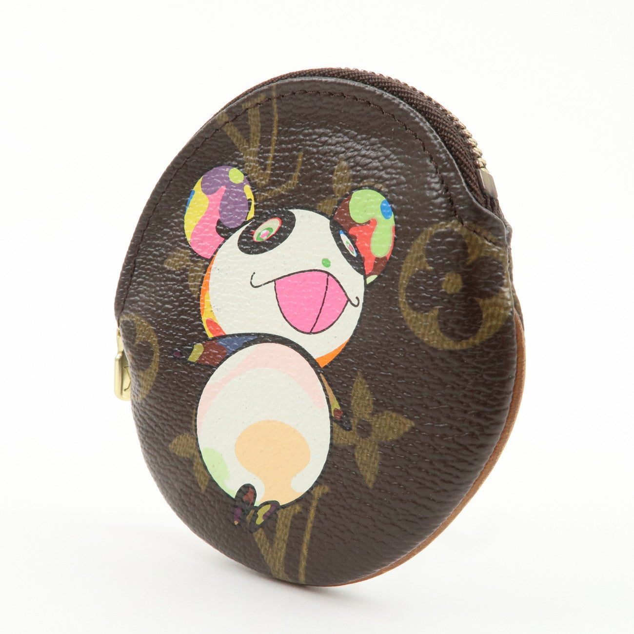 Louis Vuitton Monogram Panda Porte Monnaie Coin Case Brown M61928