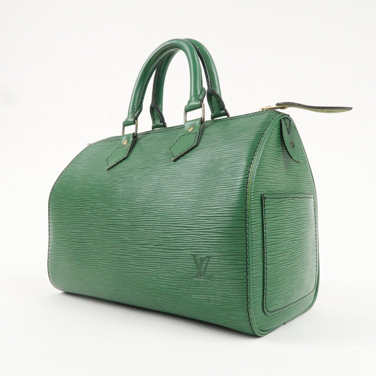 Louis Vuitton Epi Speedy 25 Hand Boston Bag Borneo Green M43014