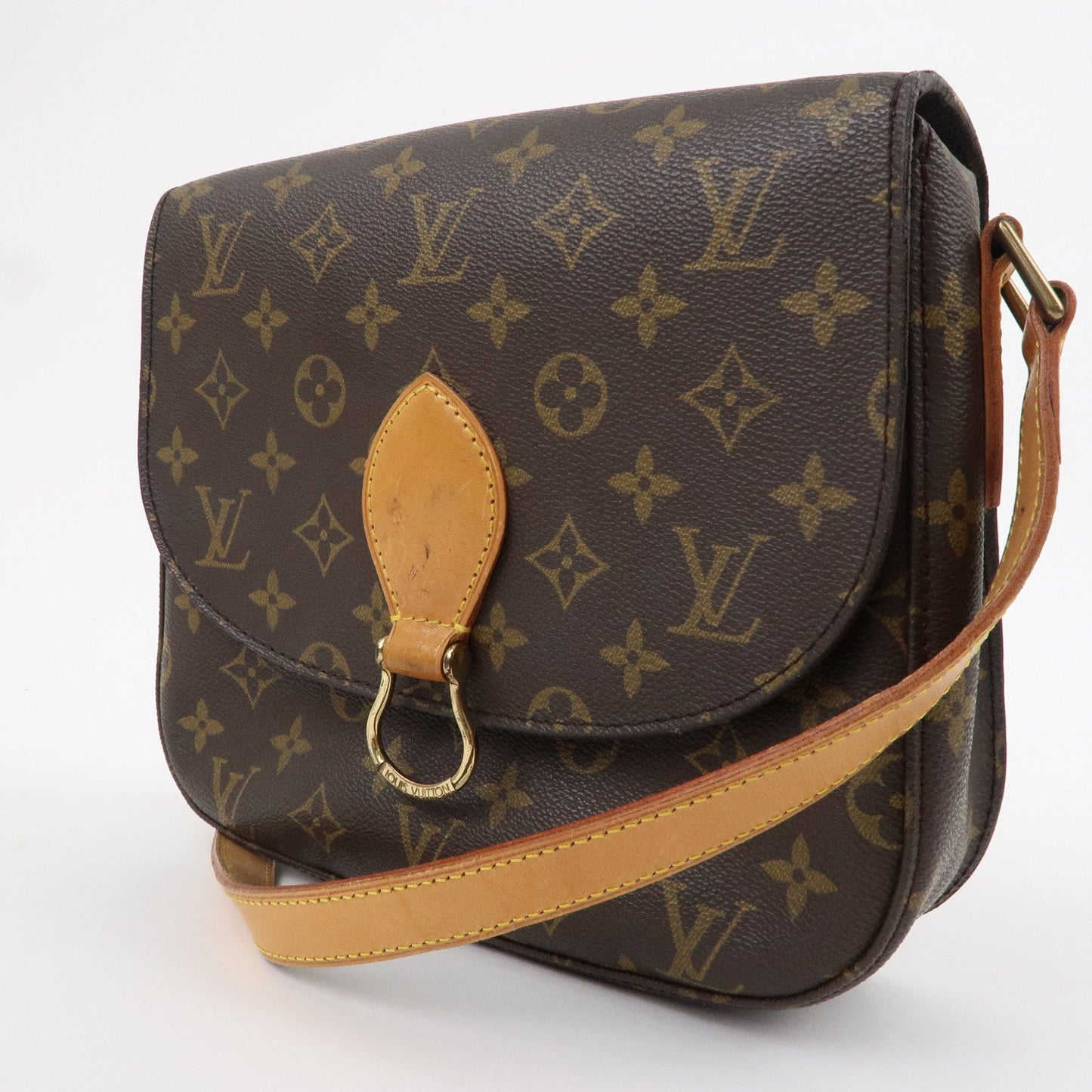 Louis Vuitton Monogram Saint Cloud GM Shoulder Bag Brown M51242