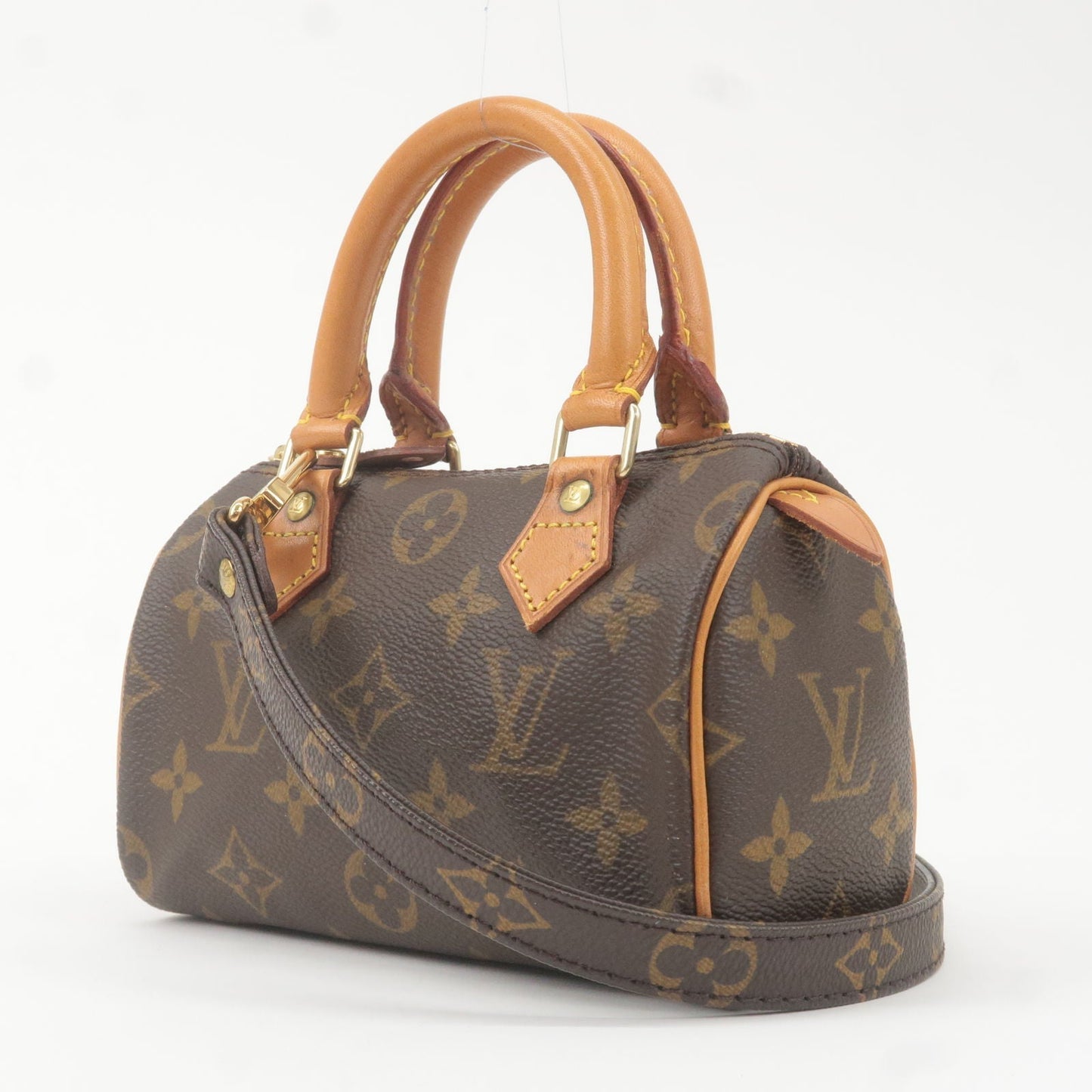 Louis Vuitton Monogram Mini Speedy & Shoulder Strap M41534/J75010