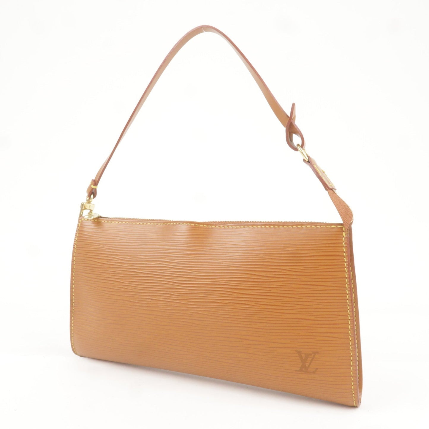 Louis Vuitton Epi Pochette Accessoires Pouch Zipang Gold M52948