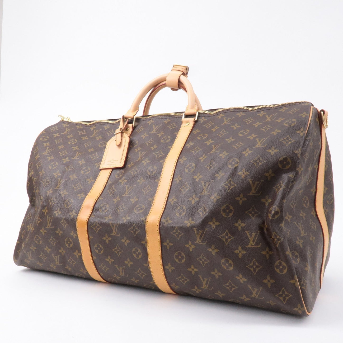 Louis Vuitton Monogram Keep All Bandouliere 60 Boston Bag M41412