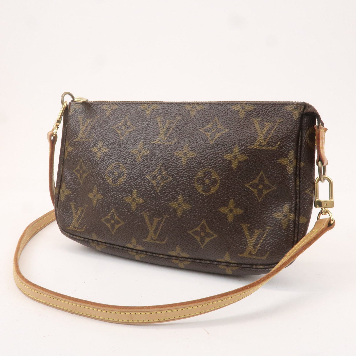 Louis Vuitton Monogram Pochette Accessoires & Strap M51980 J00145