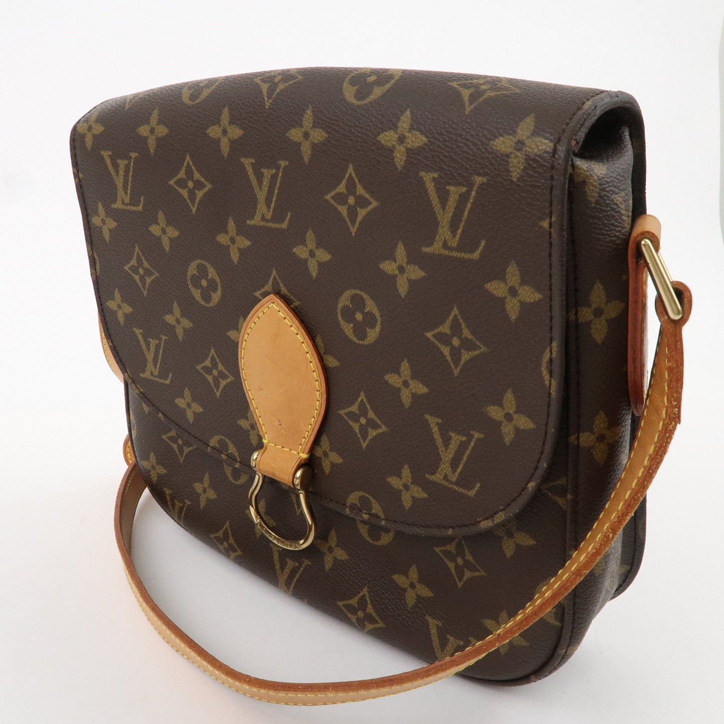 Louis Vuitton Monogram Saint Cloud GM Shoulder Bag Brown M51242