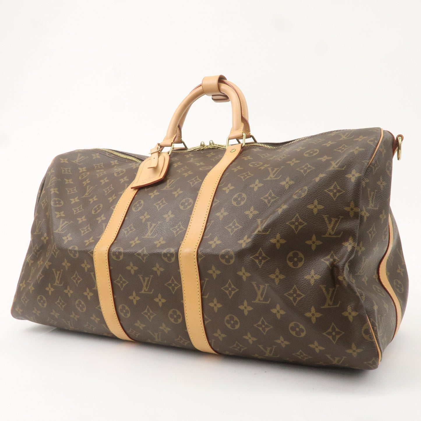 Louis Vuitton Monogram Keep All Bandouliere 55 Boston Bag M41414