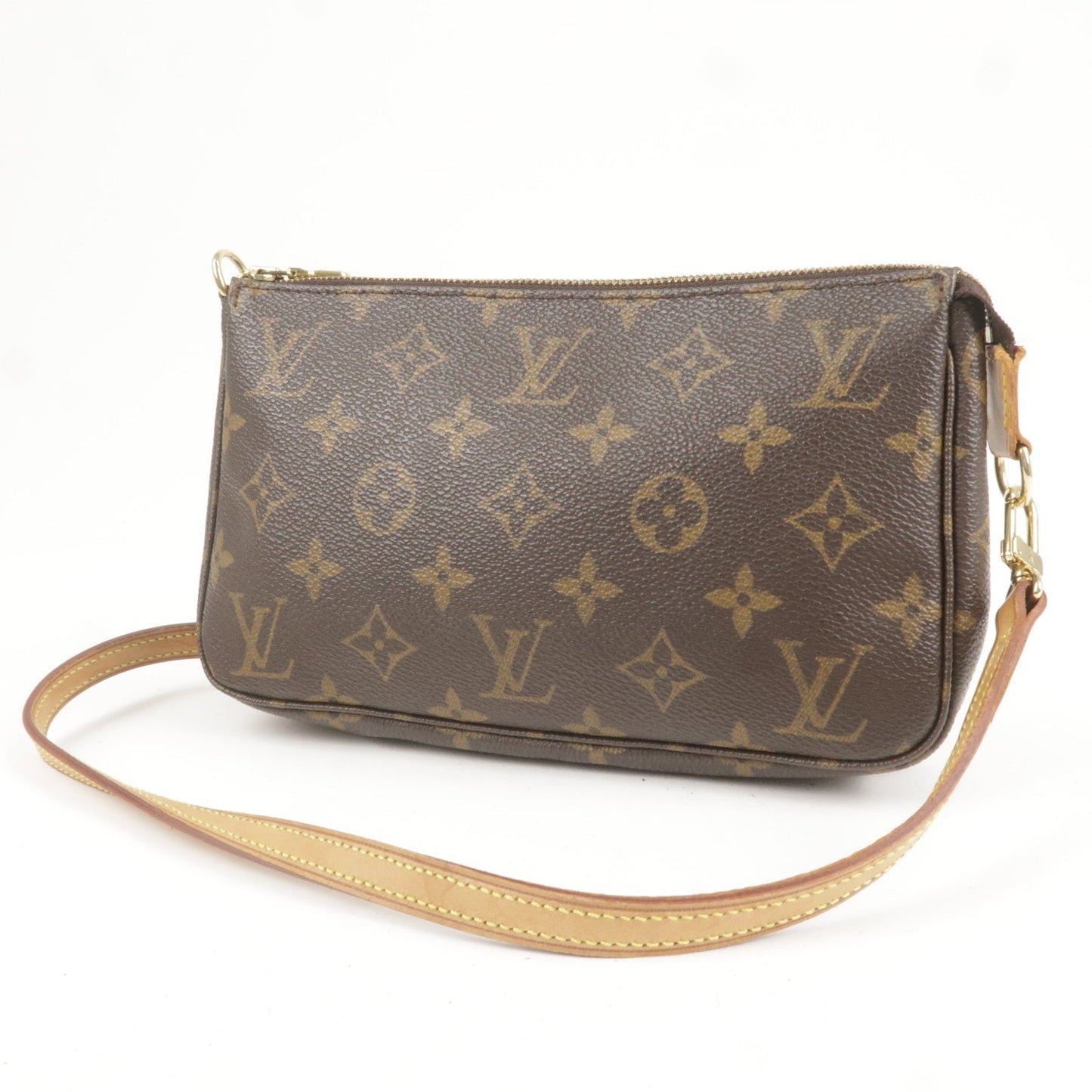 Louis Vuitton Monogram Pochette Accessoires & Strap M51980 J00145