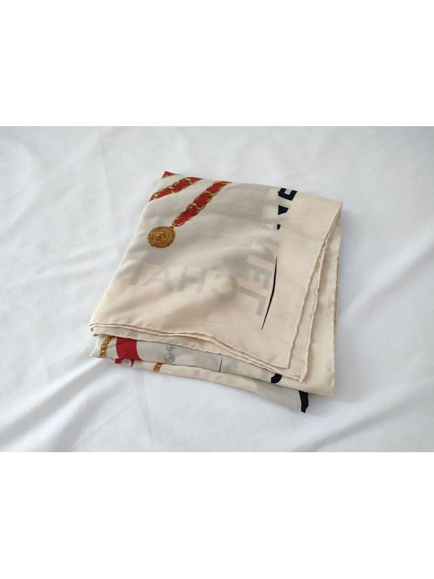 pearl accessory scarf Chanel