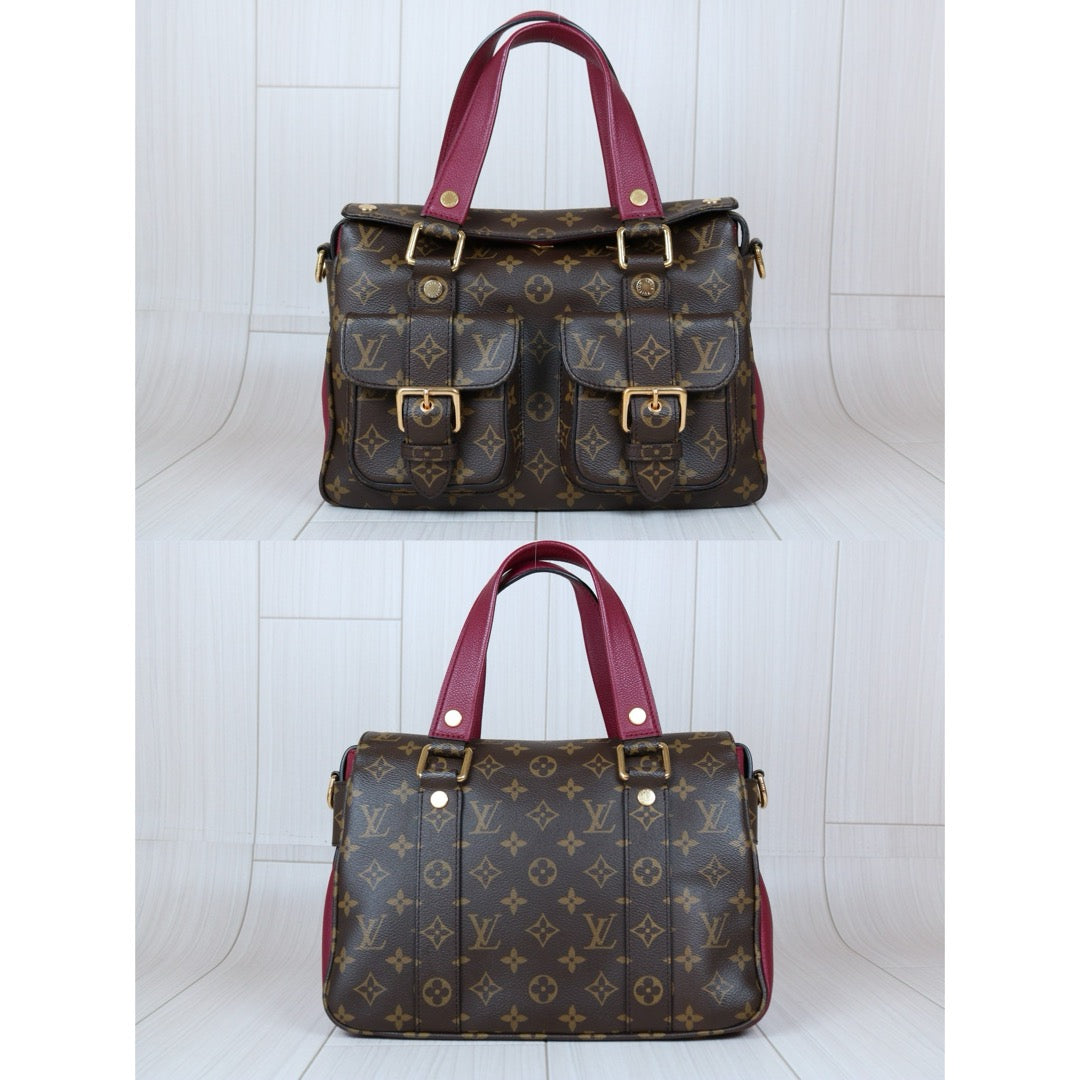 Very Good ( Rank A)｜ LV Monogram Manhattan Tote Bag With Shoulder Bag｜S24100202