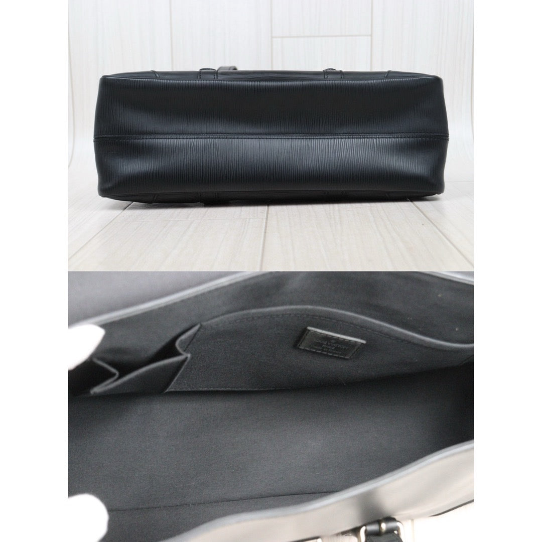 Good ( Rank AB)｜ LV Epi Leather Noir Segur MM  Tote Bag Black｜25031813