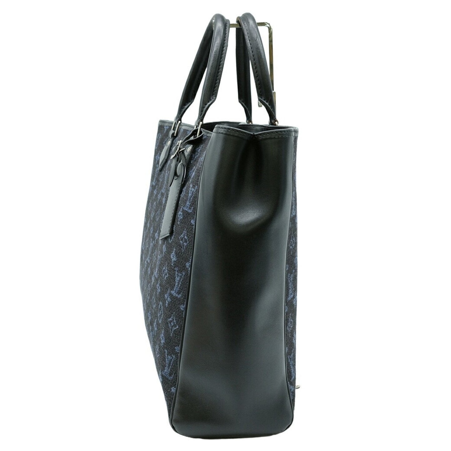 Louis Vuitton  Navy Monogram Leather Handbag Tote Bag