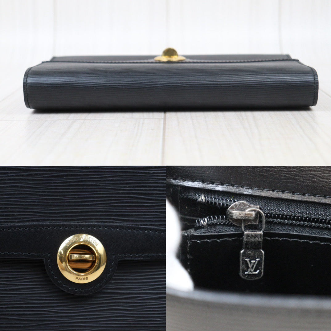 Rank AB｜ LV Epi Shoulder Bag Black｜24071527