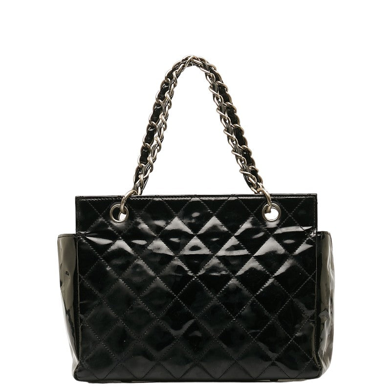 Chanel Matrases Cocomark Chain houlder Bag Black Silver Emmeline  Chanel