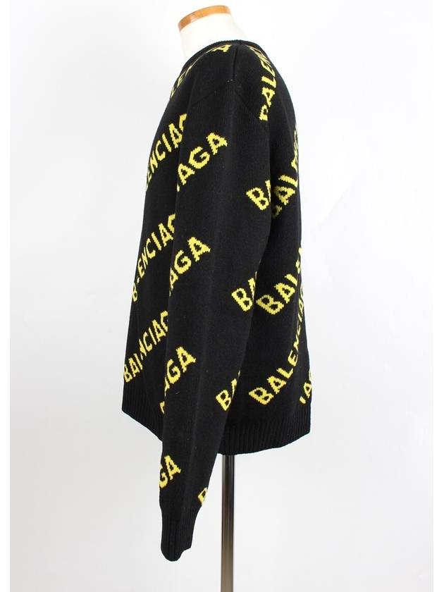 Luxury Balenciaga  Multi logo knit M