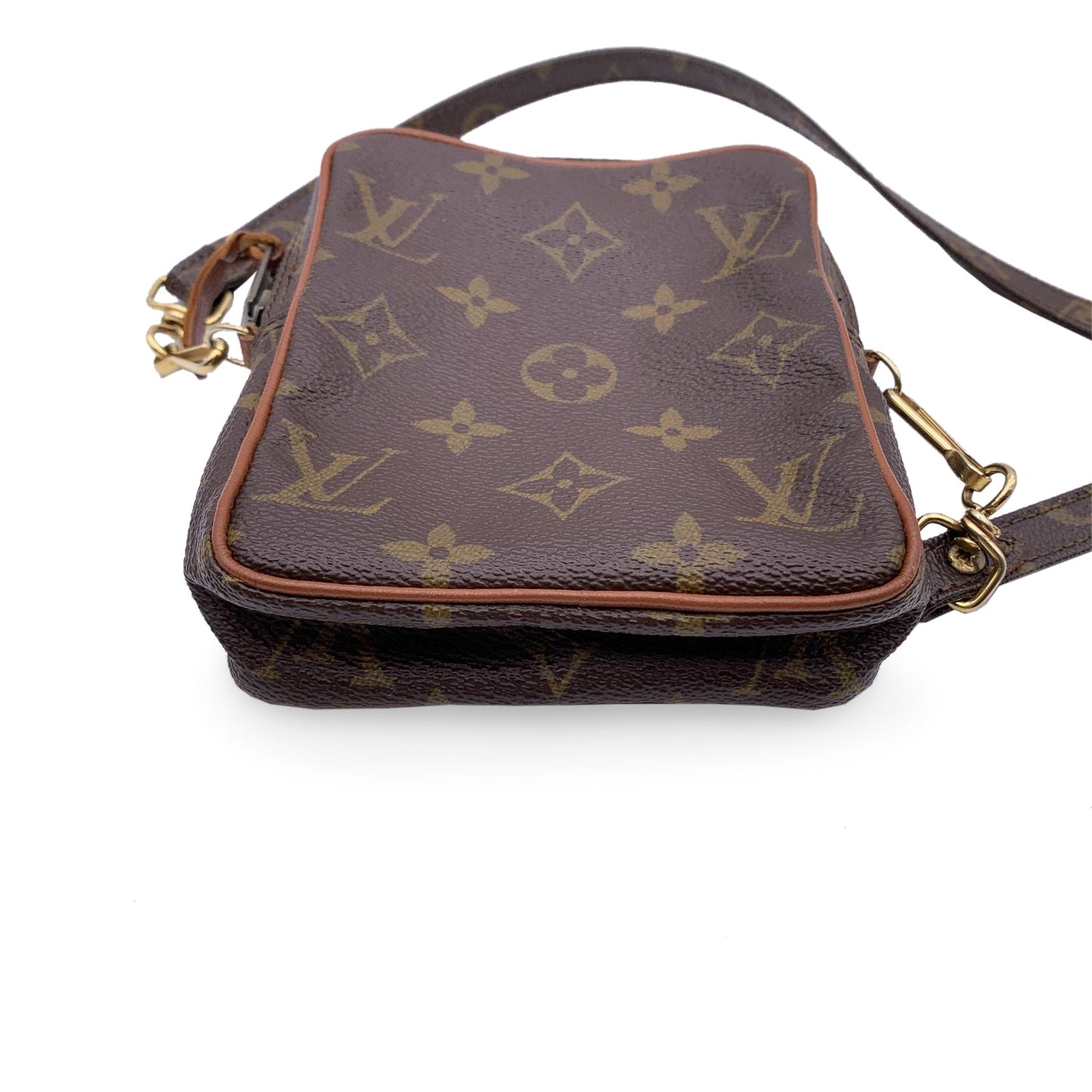 LOUIS VUITTON Vintage Monogram Canvas Mini Danube Crossbody Bag