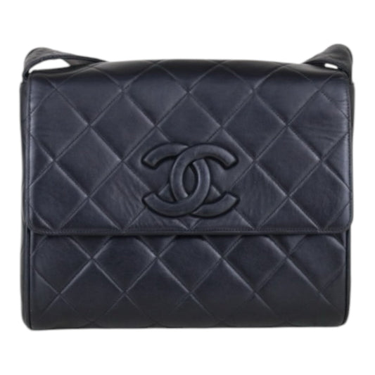Good ( Rank AB) ｜ CHANEL Lambskin Shoulder Bag Black Made In 1994～1996 Year ｜H25021210