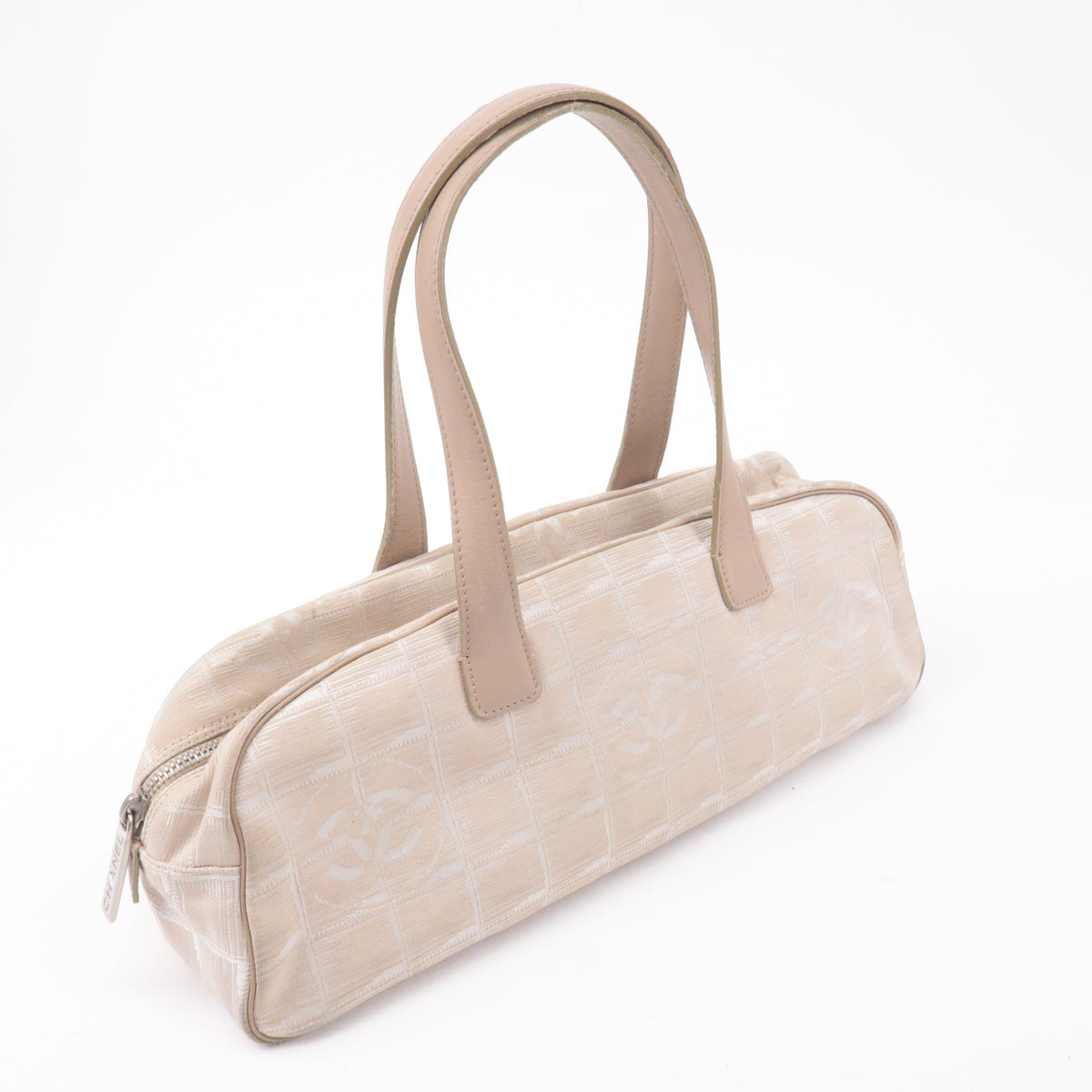 Chanel New Travel Line Nylon Jacquard Leather Mini Bag A
