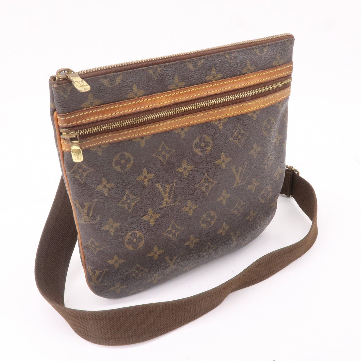 Louis Vuitton Monogram Pochette Bosphore Shoulder Bag M40044