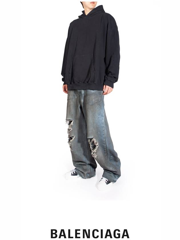 Luxury Balenciaga  Bootcut Wide Jean Blue