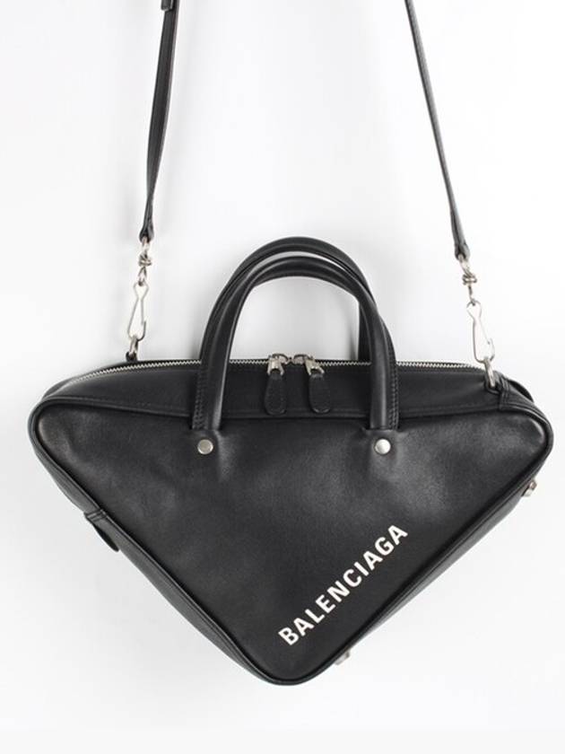 Luxury Balenciaga  Logo triangle small duffel bag