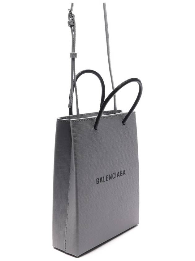 Luxury Balenciaga  Logo Top Handle Tote Bag Grey
