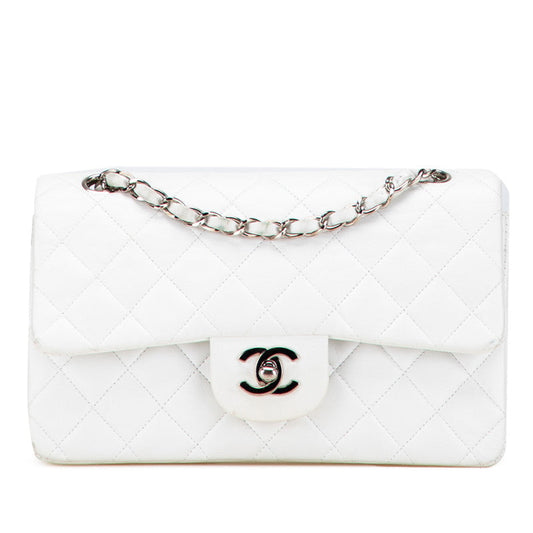 Chanel Matelasse Double Flap Lambskin Shoulder Bag