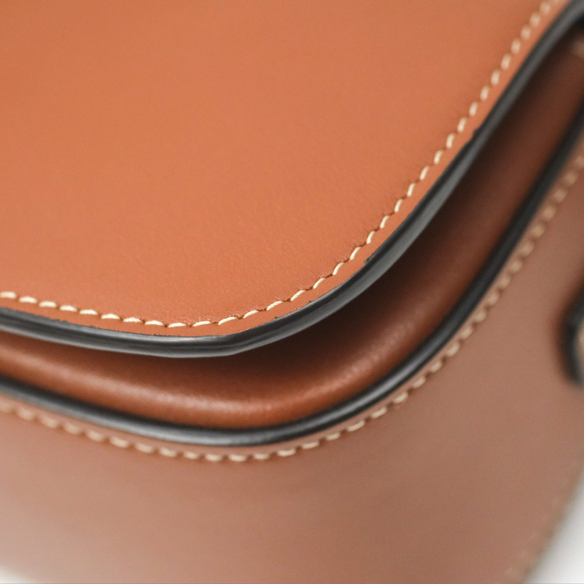 Celine Clutch on Strap Tabou Tan Calfskin