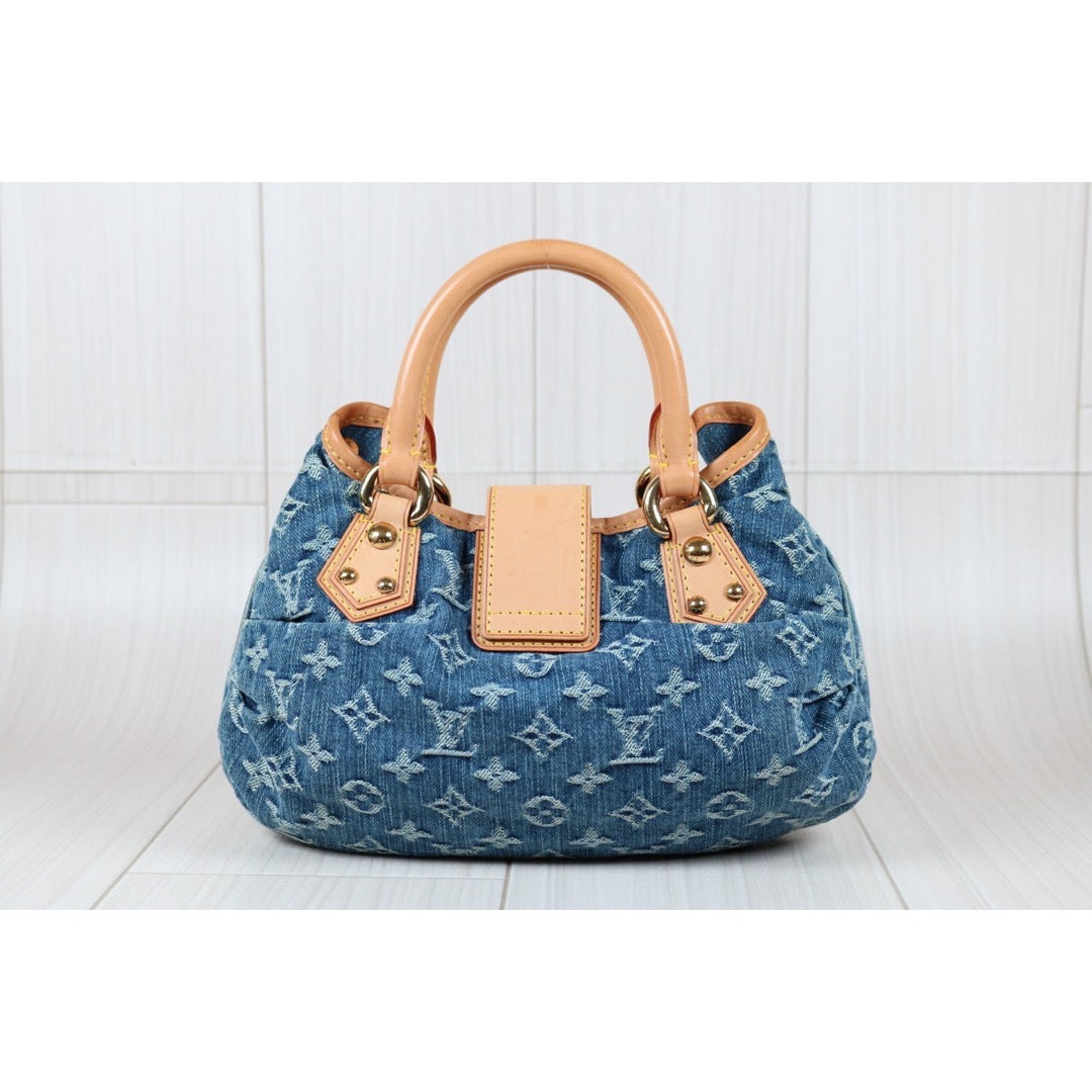 Rank A｜  LV Monogram Denim Hand Bag   ｜S24050901