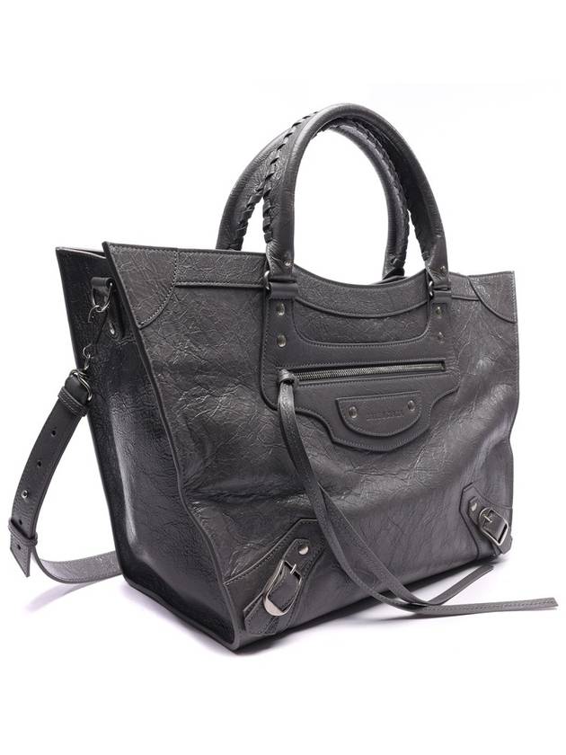 Luxury Balenciaga  Neo Classic Tote Bag Grey