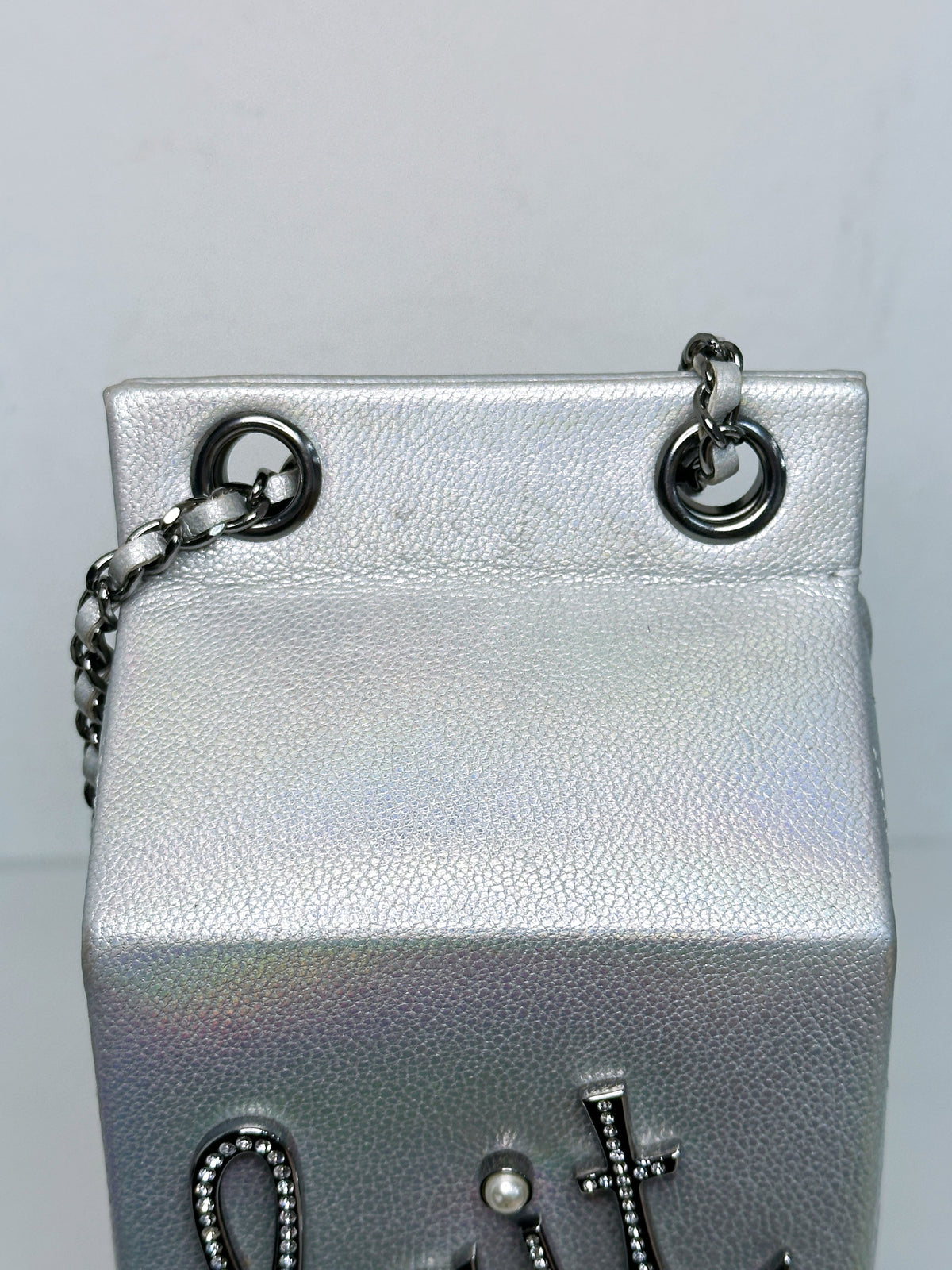 CHANEL RARE LIMITED EDITION LAIT DE COCO MILK CARTON BAG 2009 holo