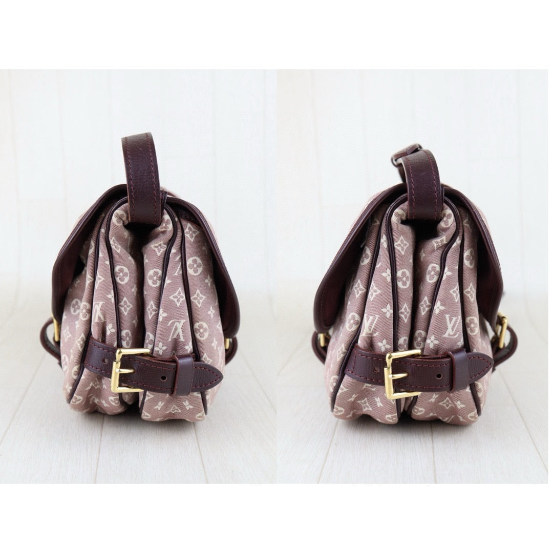 Very Good ( Rank A)｜LV Monogram Mini Run Saumur  Shoulder Bag Canvas Leather ｜H25031801