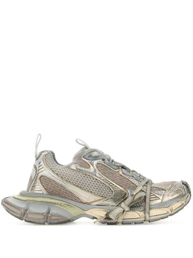 Luxury Balenciaga  3XL Mesh Panel Low Top Sneakers Grey