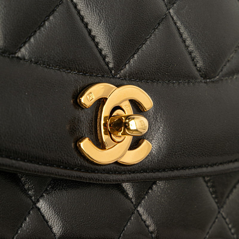 Chanel Diana Matelasse Lambskin Shoulder Bag