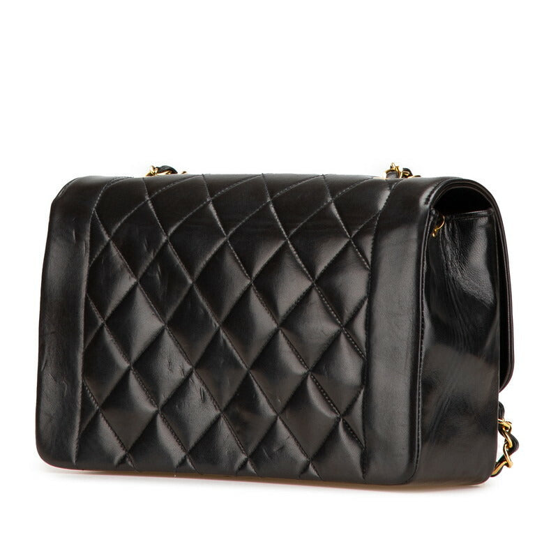 Chanel Diana Matelasse Lambskin Shoulder Bag