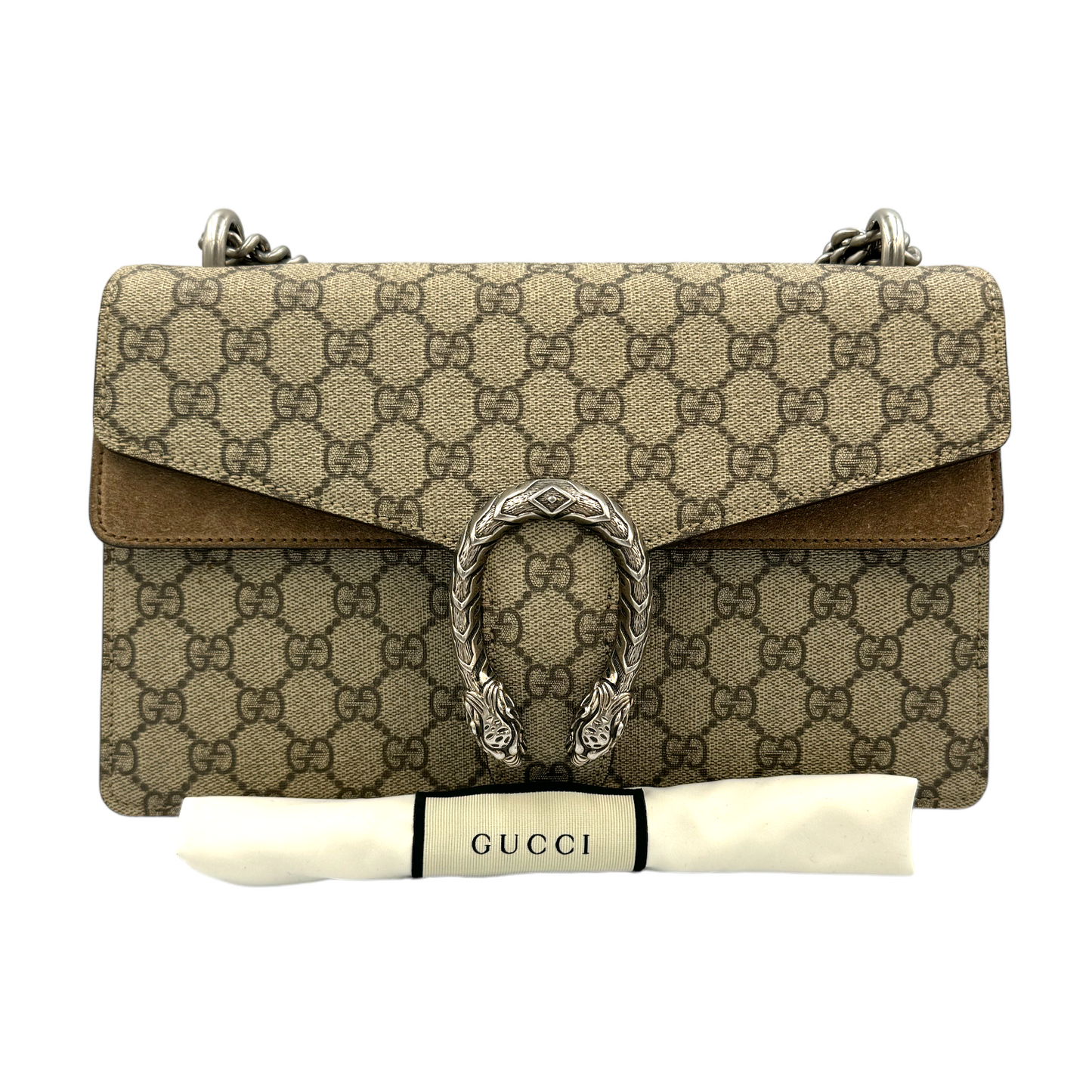 Gucci Dionysus Small Beige GG Supreme Canvas