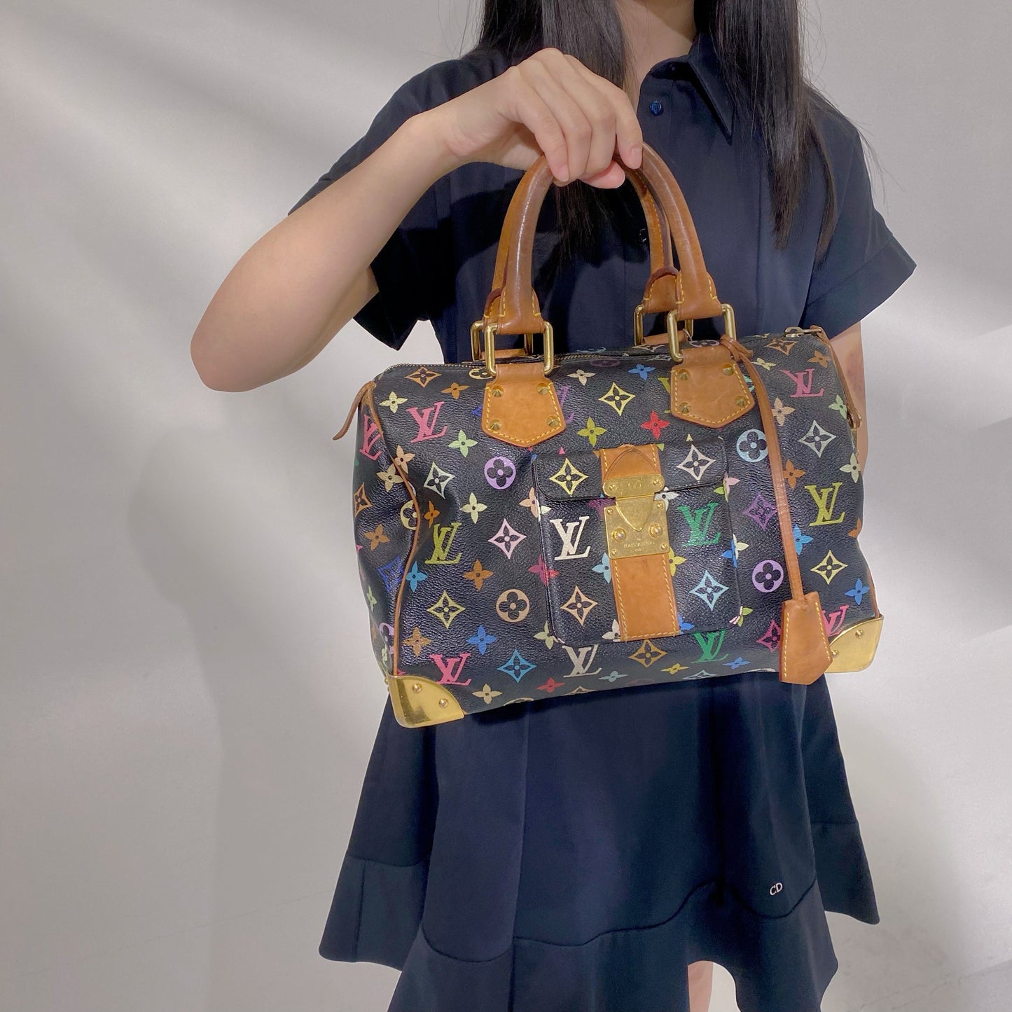 Louis Vuitton Multicolor Monogram Speedy 30 Handbag