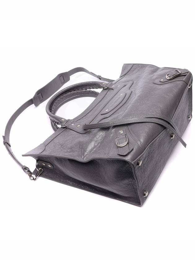 Luxury Balenciaga  Neo Classic Tote Bag Grey