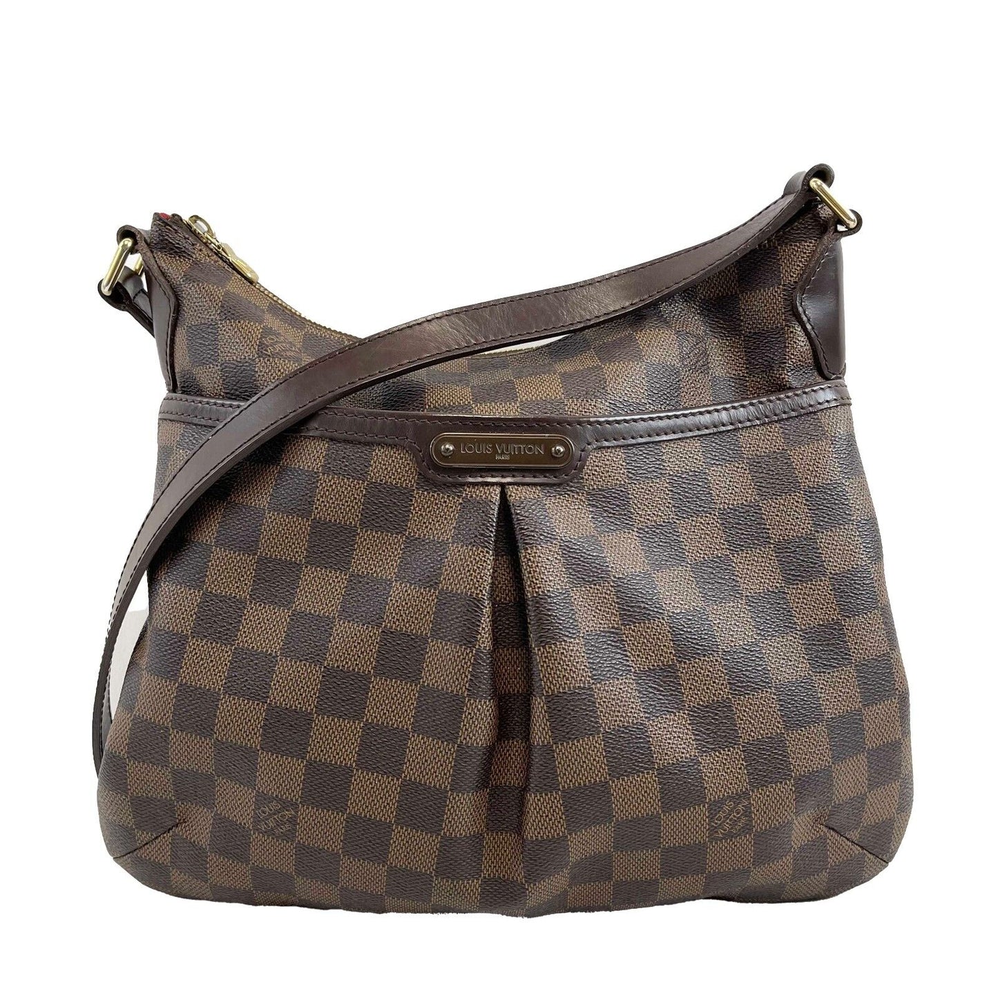 LOUIS VUITTON Excellent Damier Ebene Bloomsbury PM Brown Crossbody Bag