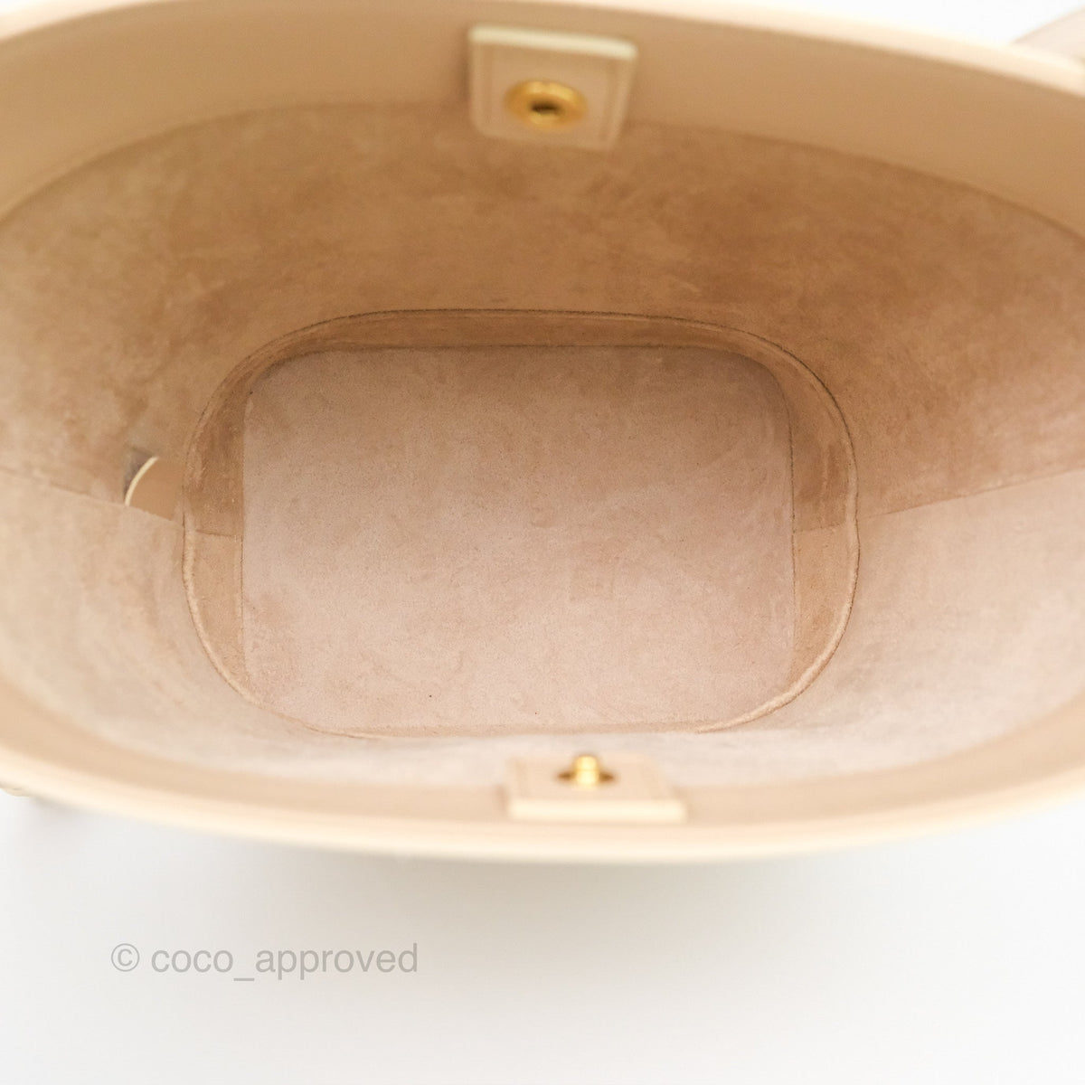 Celine Small Bucket Cuir Triomphe Calfskin Nude