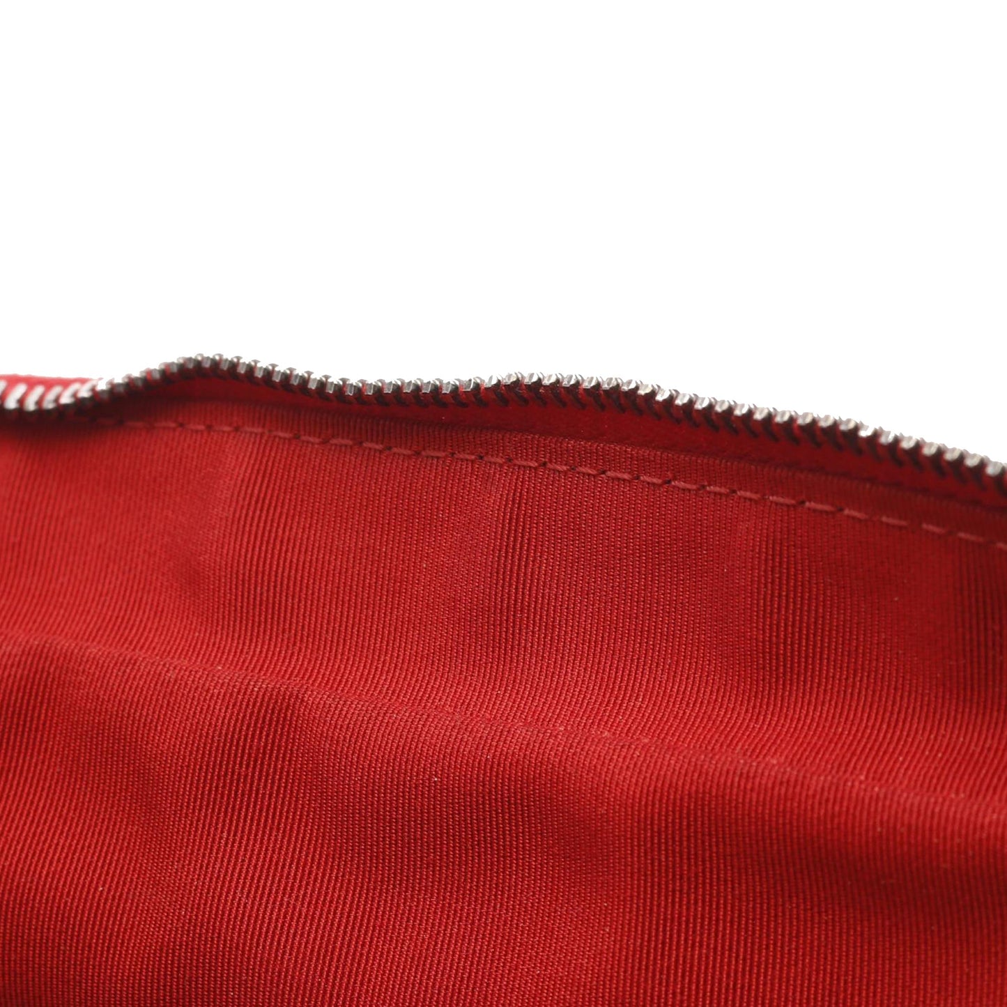 Red Chanel Medium Crumpled Calfskin Airlines Casual Rock Flap Shoulder Bag