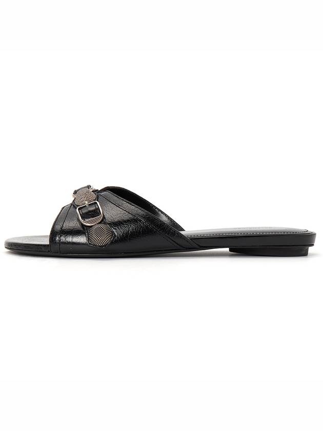 Luxury Balenciaga  Le Cagole Slippers Black