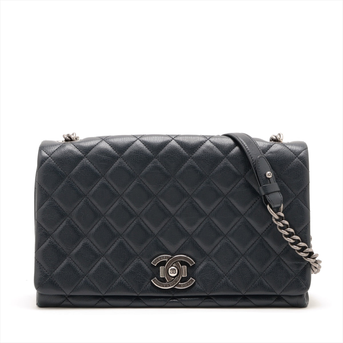 Chanel DECAMATRACE LEZER SINGLE FLAPS SINGLE CHAIN Bag NAYBIE SILVER GOLD TOOLS  EARTH  LOVE MARKET SHOP