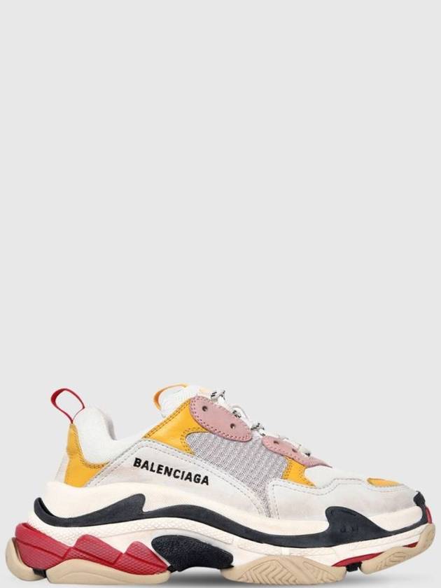 Luxury Balenciaga  Triple S Low Top Sneakers Cream Yellow