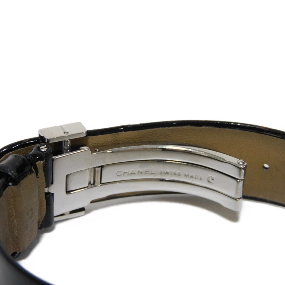 CHANEL Watches Quartz H0572 Stainless steel, leather Silver Mademoiselle white dial