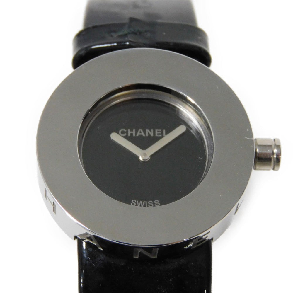 CHANEL Watches Quartz H0579 Stainless steel, enamel black La Ronde black dial Women Used