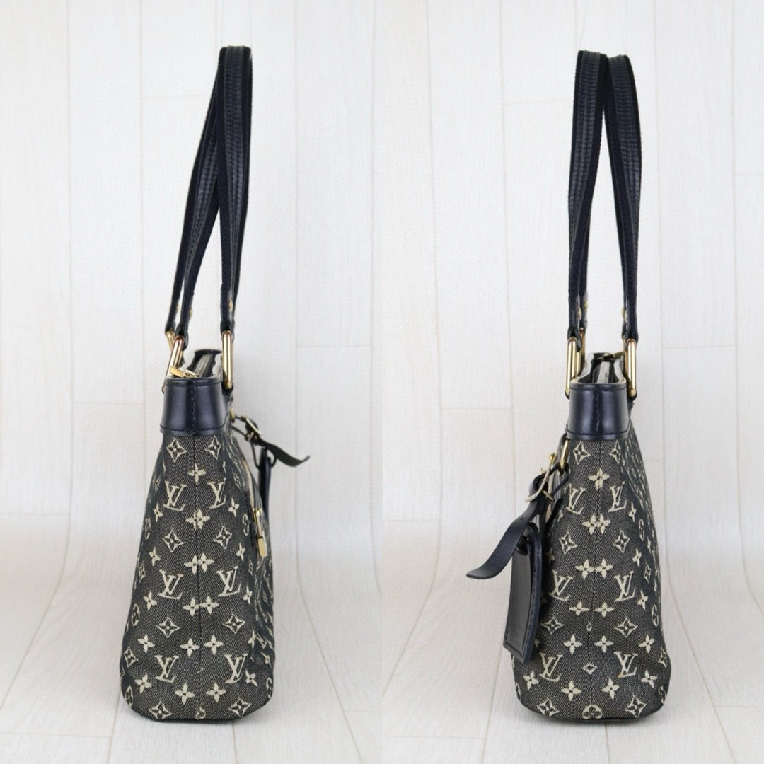 Very Good ( Rank A)｜ LV Monogram Denim Tote Bag Blue｜H24021208