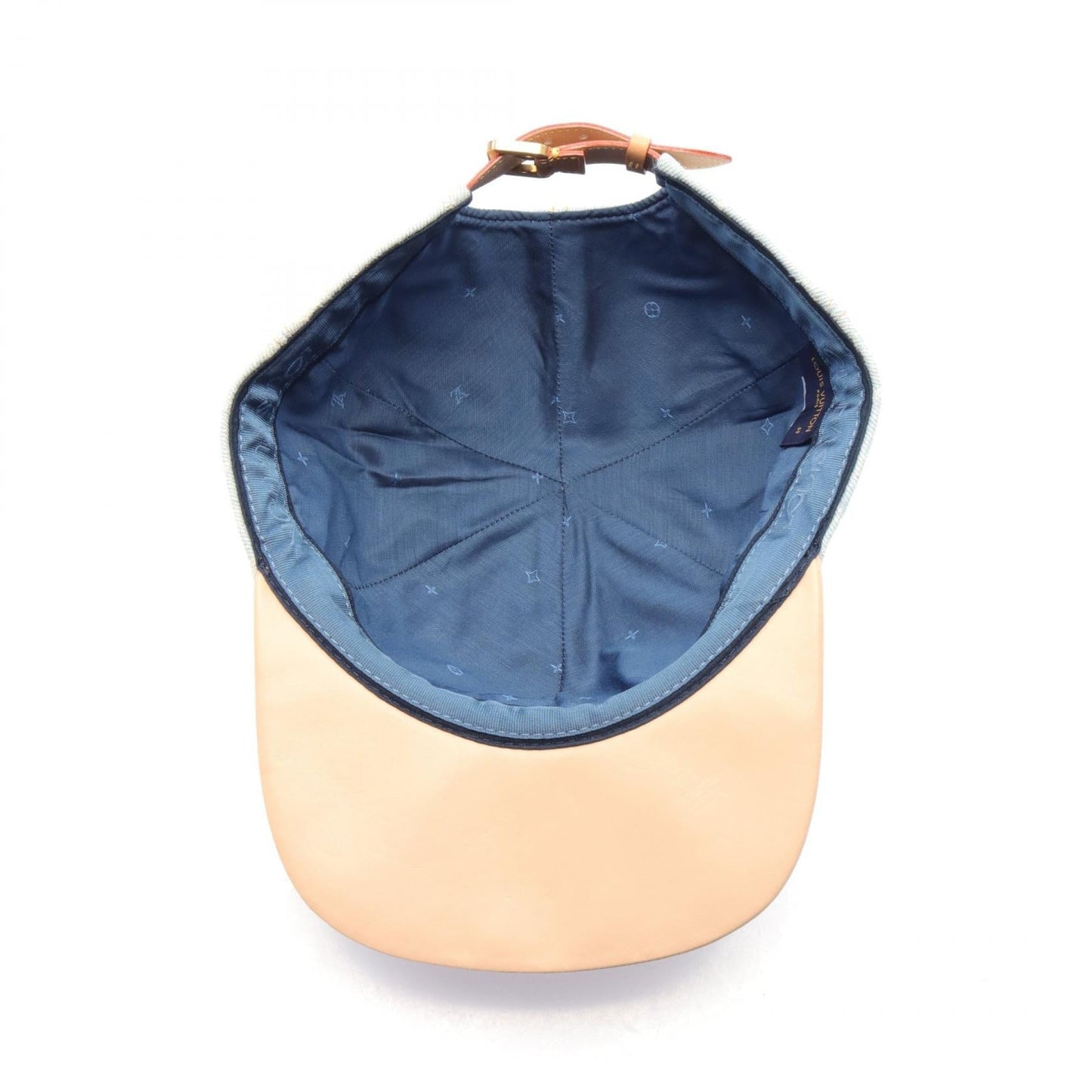 Louis Vuitton Denim Leather Monogram Cap